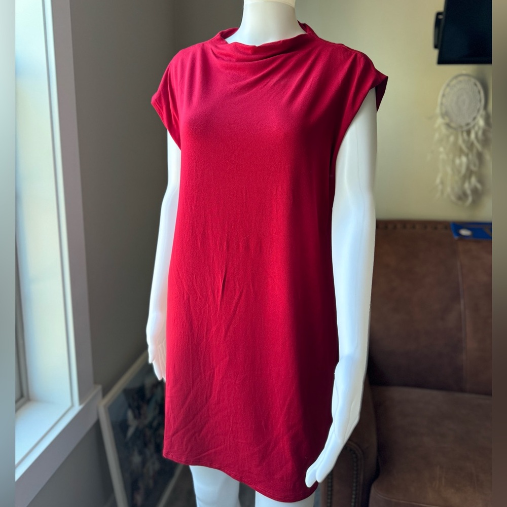 Eileen Fisher Red Shift Dress